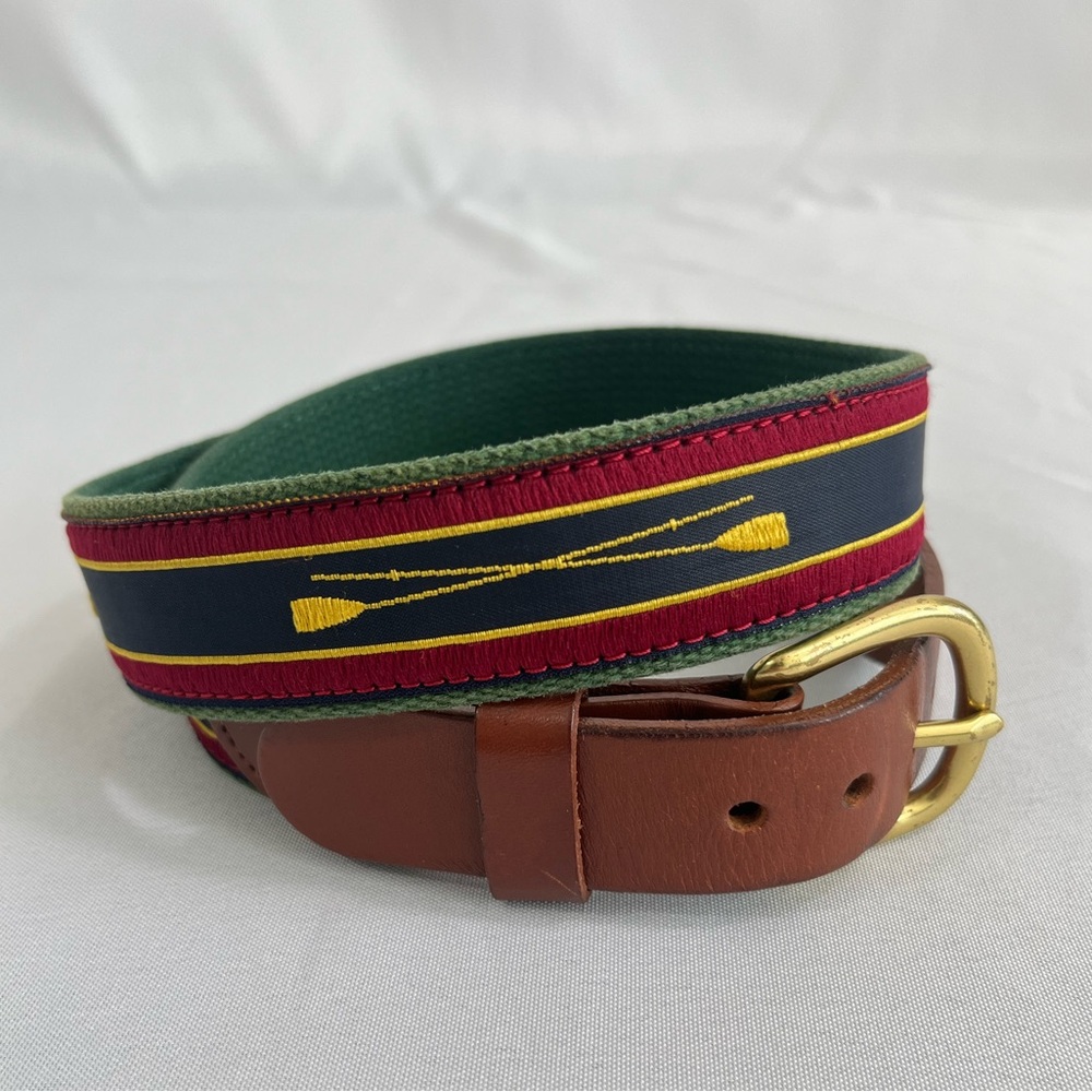 LeatherMan Crossed Oars Belt - 34